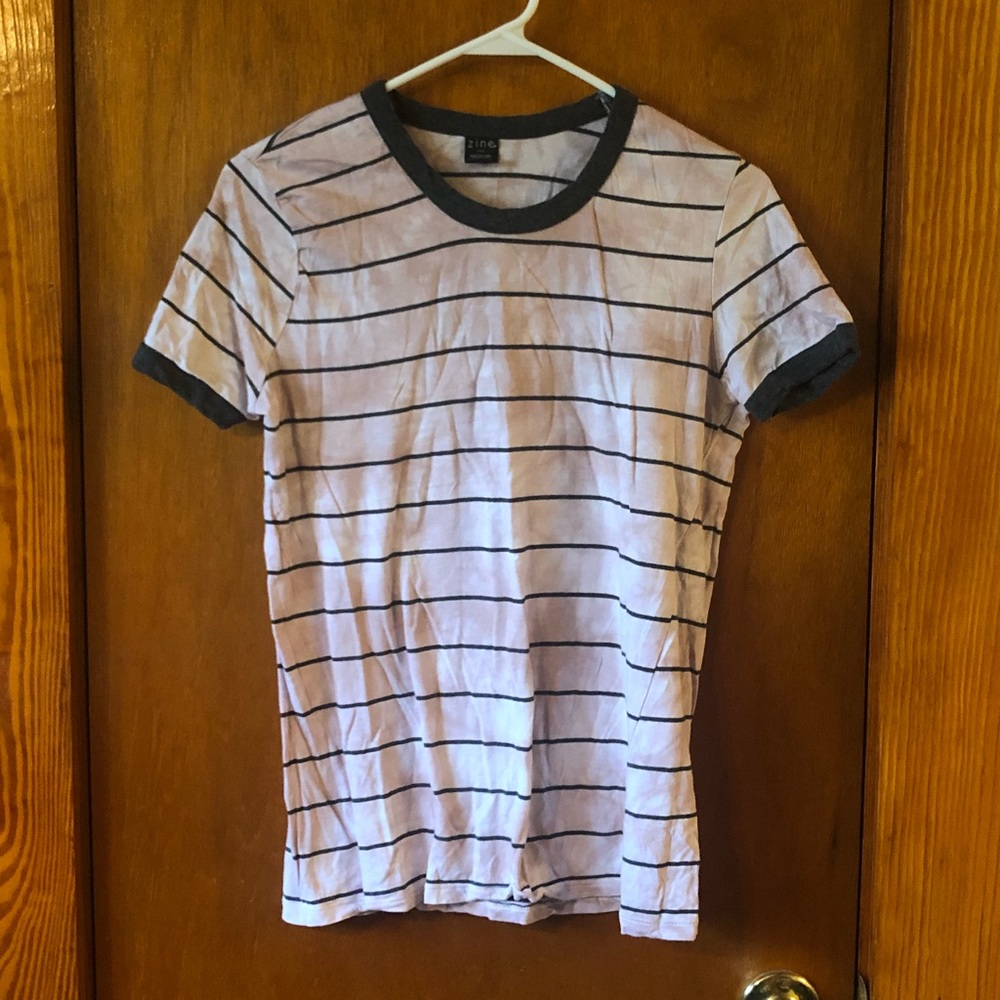 Zine tie-dye striped Tee